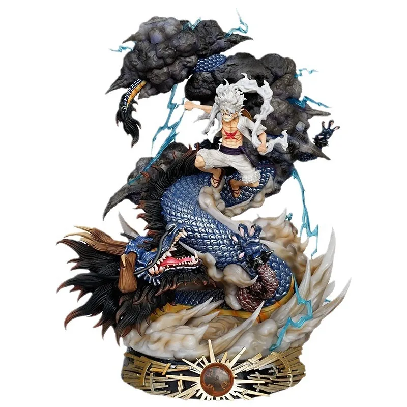 62Cmワンピースアニメニカ発光ルフィvsカイドウGkアクション