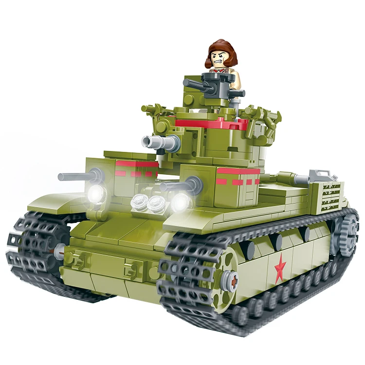 Cogo Plastic War Tank Build Blocks Bricks Kids Construction Kids ...