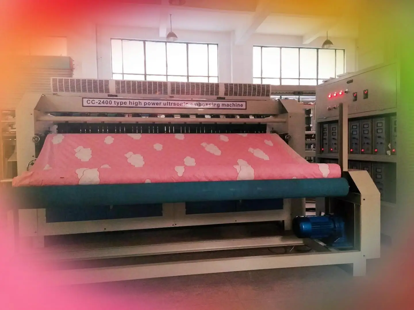 2021 Ultrasonic Quilting Machine Machine China for Home Textile Max Head Power Style Technical