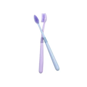 Wholesale Gentle Cleaning Household Soft- Bristled Toothbrush Adult Home Travel Use Custom Color Toothbrush