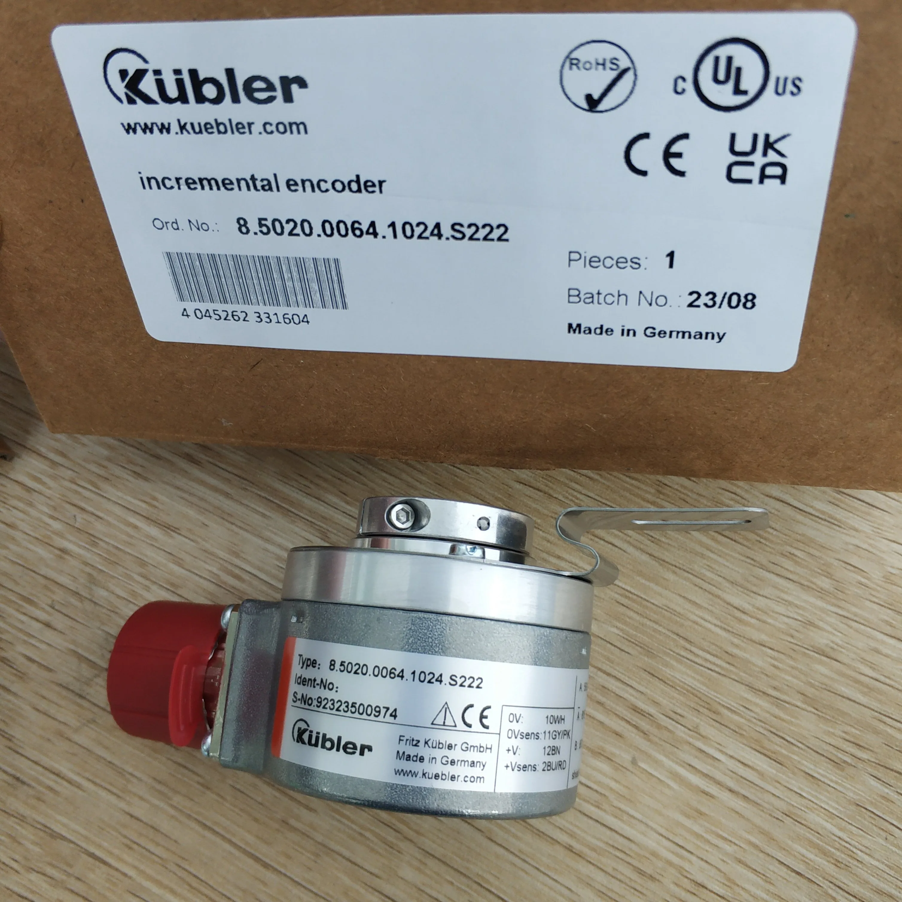 Kuebler Incremental Encoder 8.5020.0064.1024.s222 - Buy Motor ...