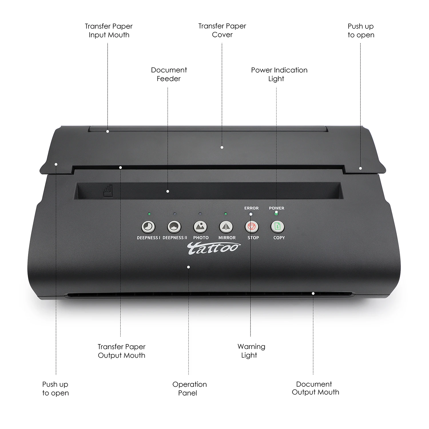 DISCOVER DEVICE® Tattoo Transfer Stencil Machine MT-200 - Discover Device