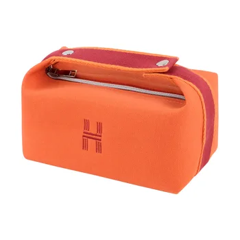 Simple Cosmetic Bag Portable Canvas Large Capacity Customized Wholesale Advanced Sense Storage Wash