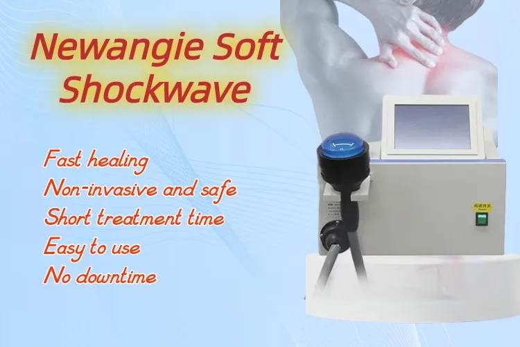 Newangie soft Shockwave knee  therapy machine  pain relief stem cell therapy instrument knee therapi