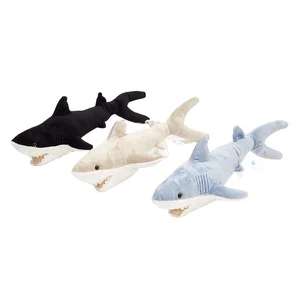 Custom Small Tiger Shark Sea Animal Plush Toys Filled with PP Cotton