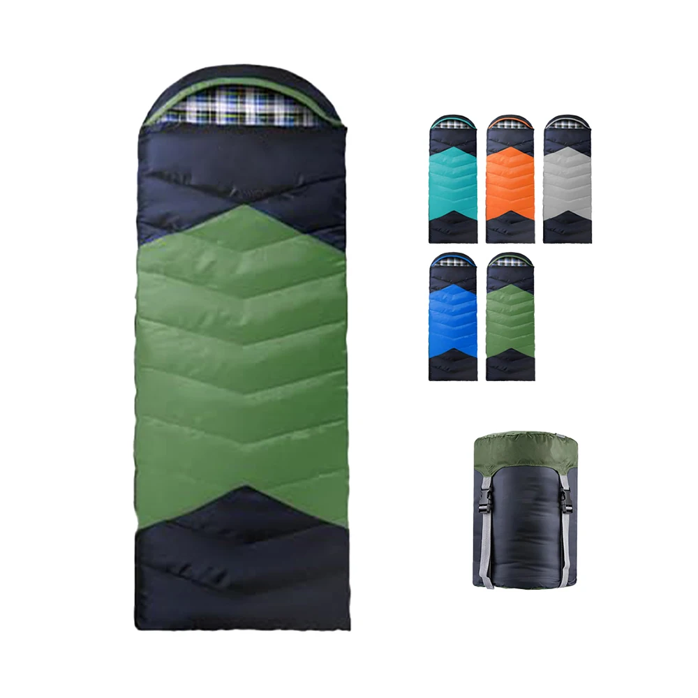 Saco De Dormir Hot Selling 4 Seasons Portable Camping Waterproof Cold Weather Winter 4 Sleeping Bag For Indoor Outdoor