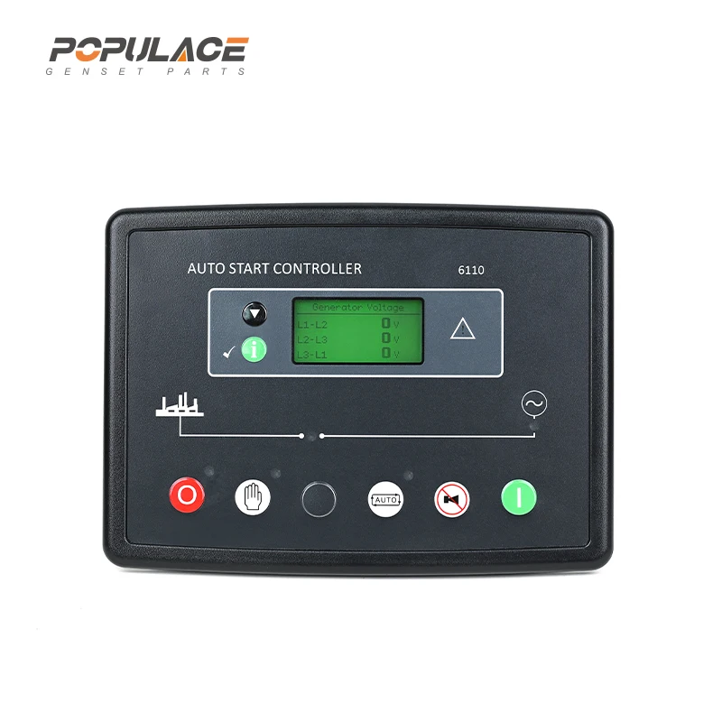 Populace Genset Control Panel Dse6110 Generator Controller Panel Module ...