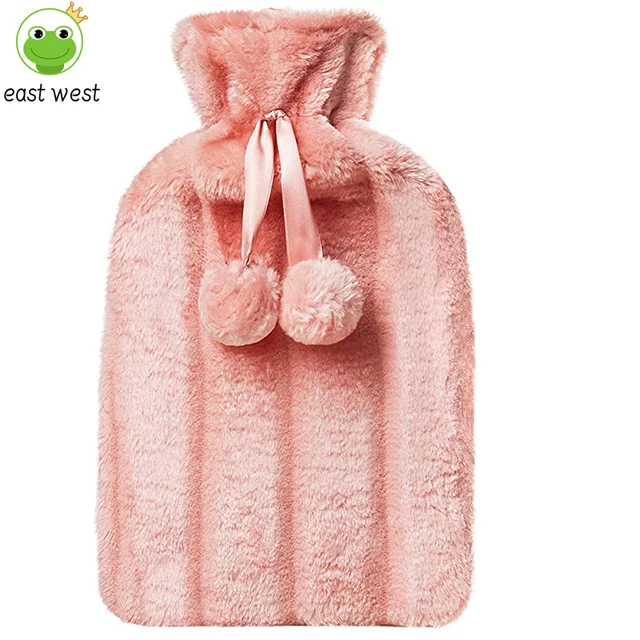 Hair Ball Hot Water Bag, Water Injection Hot Water Bag, Hand Warmth Hot Compress, Stomach Plush Rubber Hot Water Bag