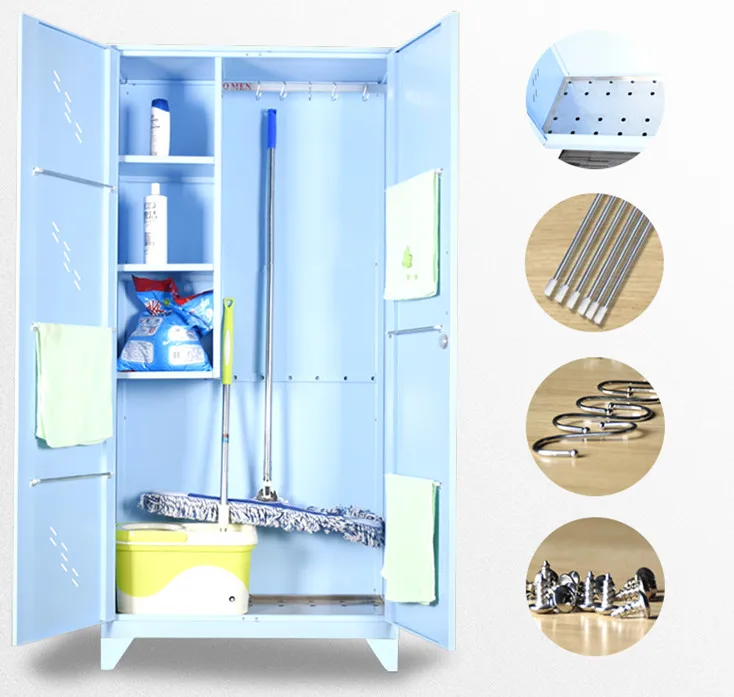 ZL Stainless Steel Cleaning Cabinet Tool Storage Cabinet Mop Locker  Housekeeping Cabinet - AliExpress