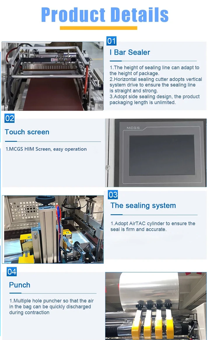 4535 L Type Shrink Wrap Machine Automatic L Shape Heat Shrink Sealing