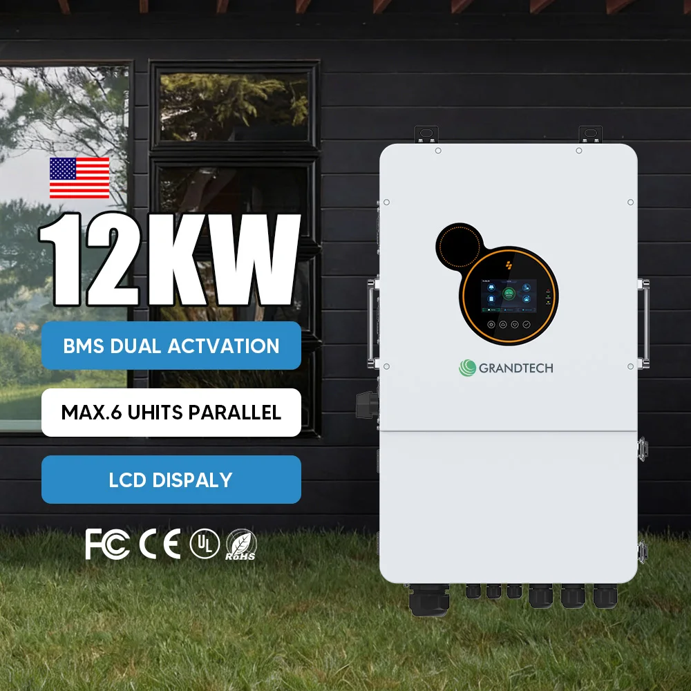 Srne SEI-12K-UP 8kw 10kw 12kw Parallel Hybrid Solar Inverter for Home Use Off Grid Energy Storage System Solar Power Inverter