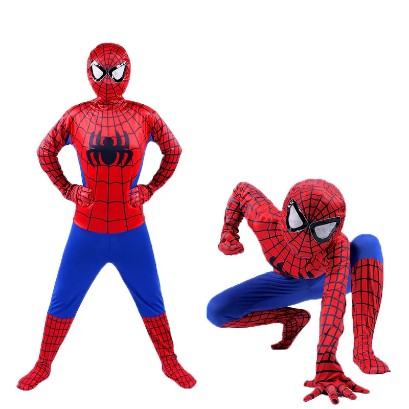 HUIHONG Adulte Enfant Expedition Spiderman Cosplay Costume Halloween Déguisement 3D Prin Spandex,Adult-M 