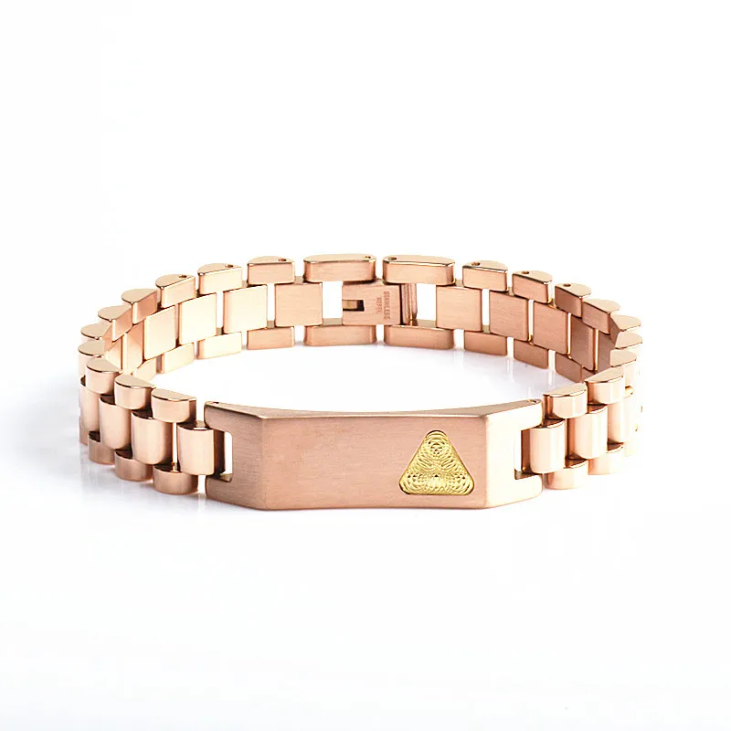 rose gold watch chain