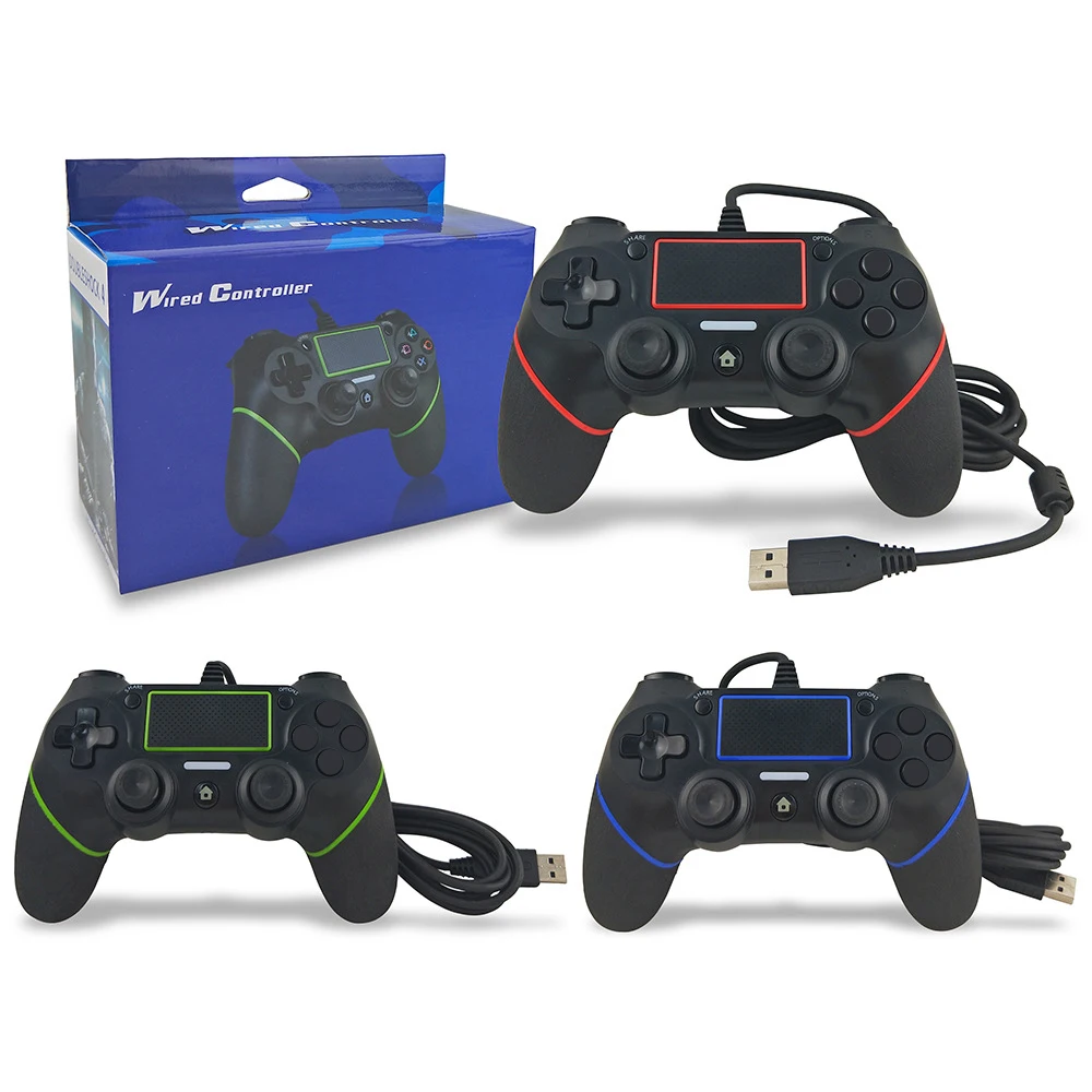 Verbinding Permanent klok Usb Wired Gamepad Controller Joystick For Playstation 4 Ps4 Game Console  For Pc Windows - Buy Ps4 Controller,Controller Ps4,Ps4 Joystick Product on  Alibaba.com