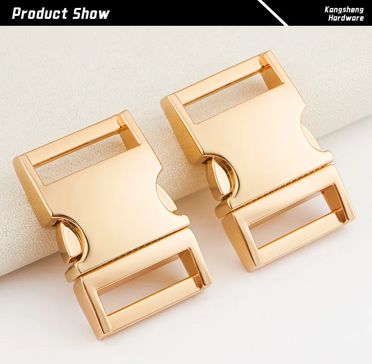 Wholesale Dog Collar Making Hardware Metal Side Release Buckle Quick
