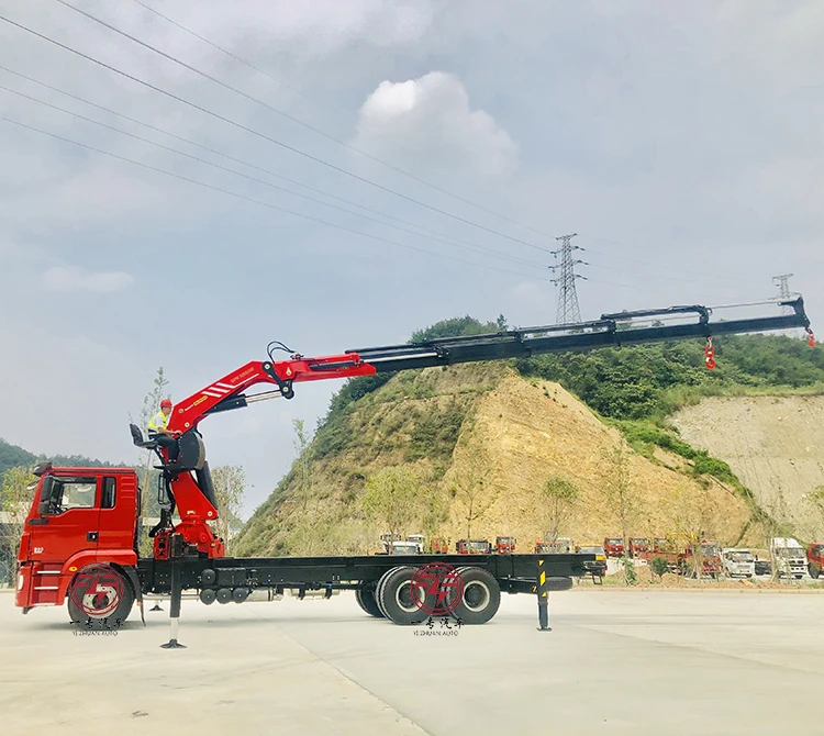 东风沙克曼液压移动发动机升降机启闭机建筑折叠臂起重机吊臂起重机
