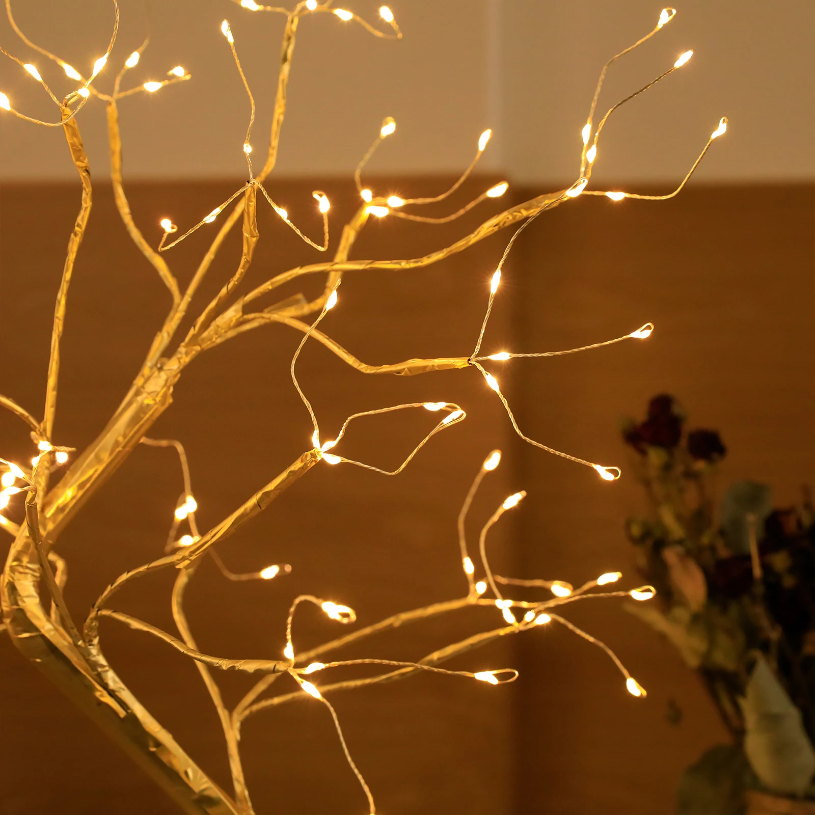 盆景树灯,萤火虫树灯,diy人造灯装饰礼品家居婚庆节日