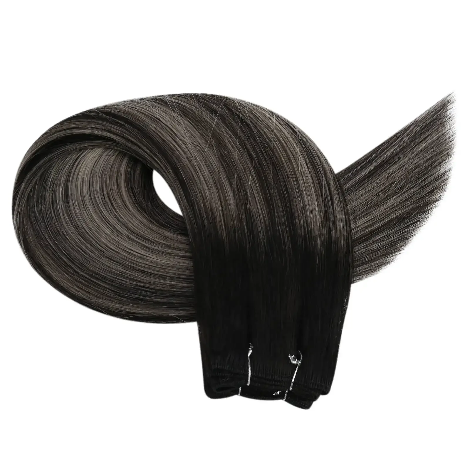 LaaVoo Virgin Weft Human Hair Extension 50g 100g 16-24 pollici veri lisci brasiliani di alta qualità senza cuciture_voghion.com