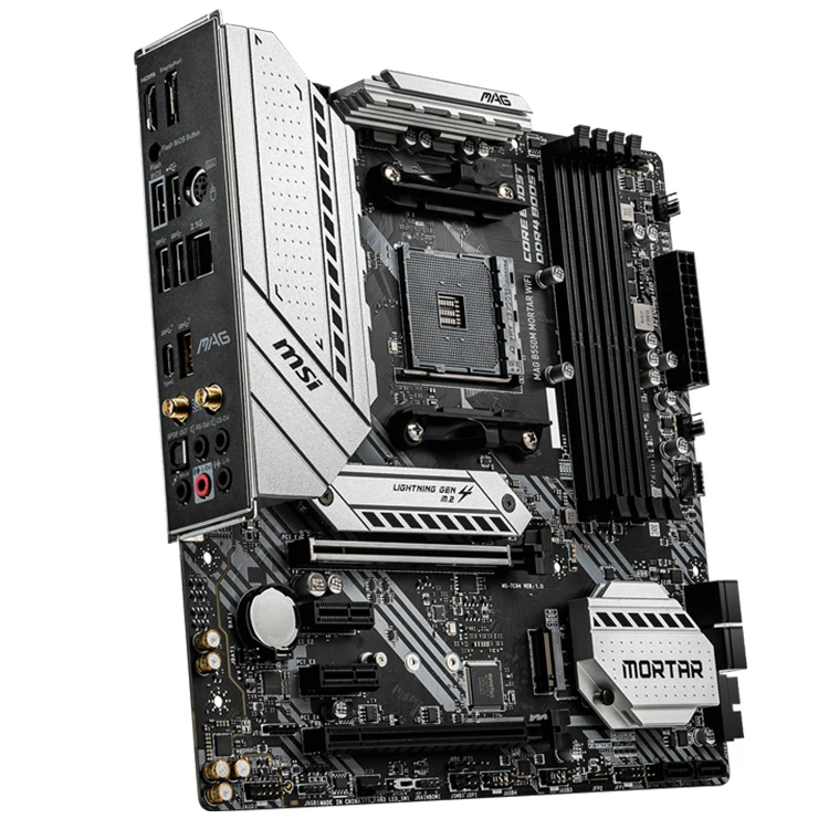 MSI MAG B550M MORTAR WIFI AMD Micro ATX Gaming Motherboard