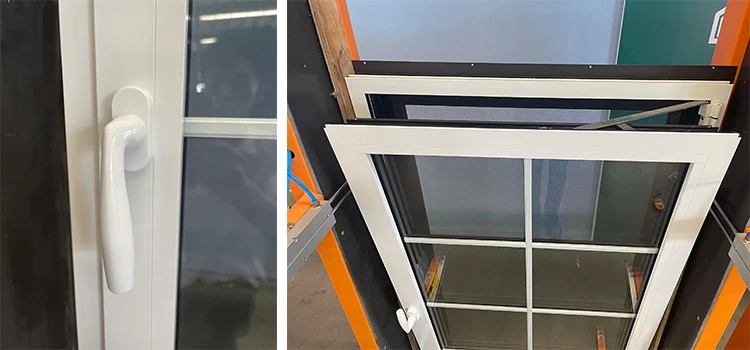 Minglei UK standard CE passive swing windows tilt turn window details