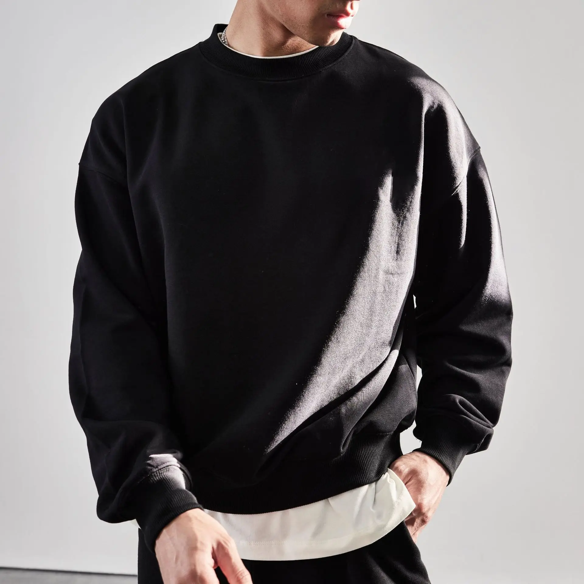 Zwart Heren Hoodie | Groothandel Kleding: Nederland