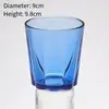 Taza con patrón Guss de alto contenido de boro de 290 ml - Azul