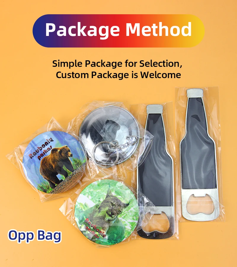 Custom Metal Any Shape Fridge Wine Bottle Shaped Bottle Opener