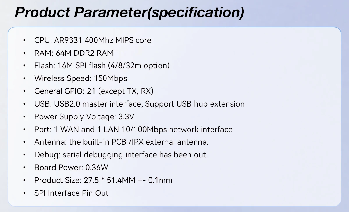Gainstrong 135Mbps AR9331 OpenWrt IoT Solutions Access Point WiFi ...