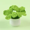 Pot Bud Green-Trèfle à quatre feuilles (pot blanc)