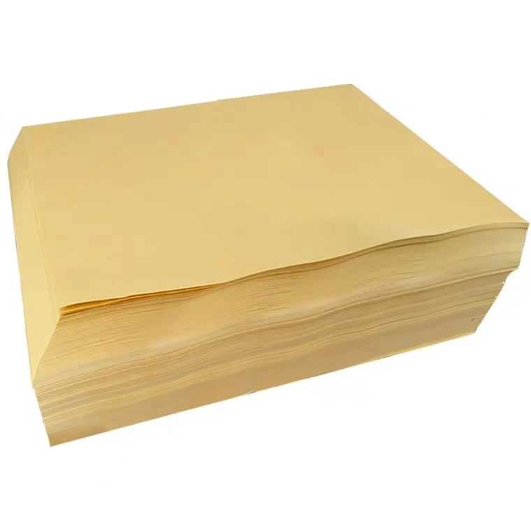 Custom size oil-absorbing sheet cooked food kraft paper sandwich plain brown paper wrap