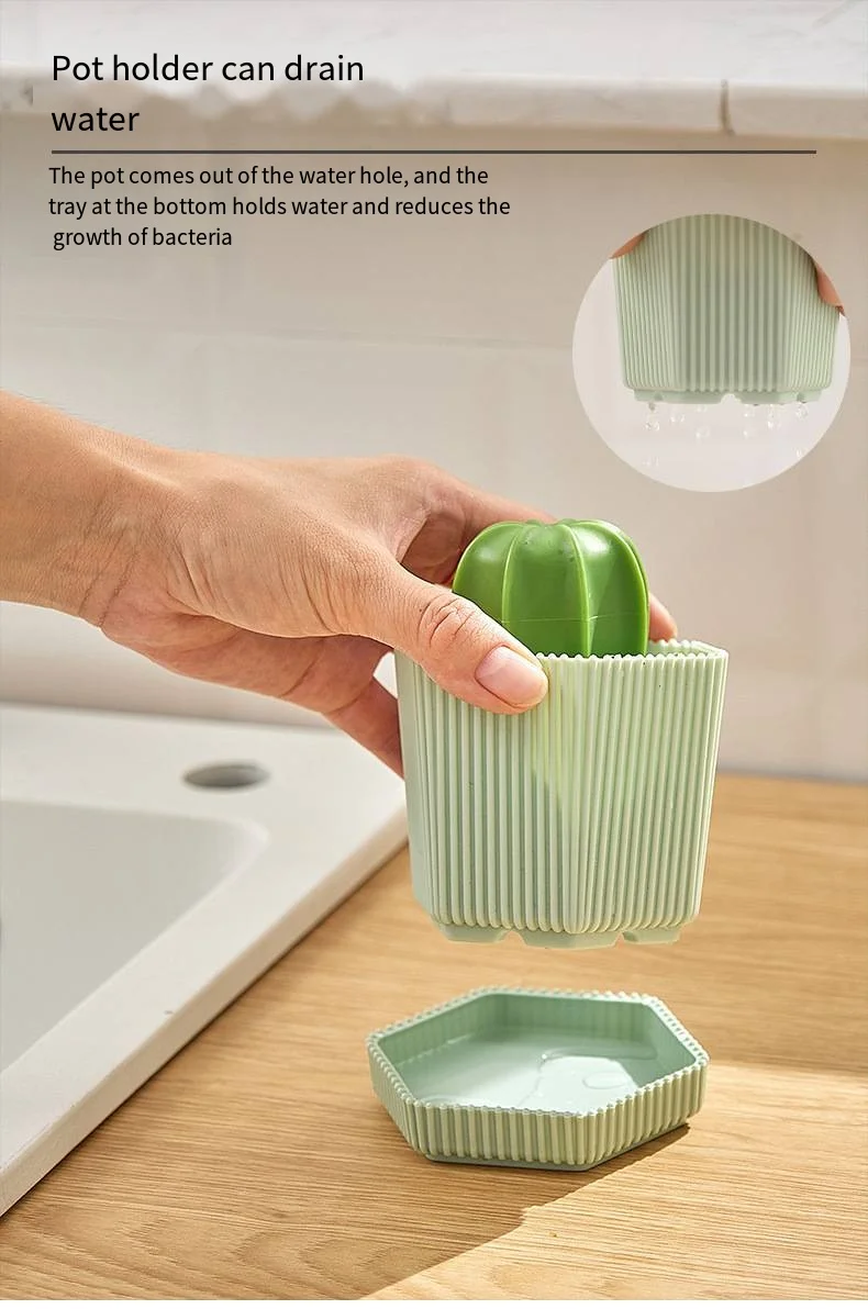 New creative pot brush prickly pear nano cleaning ball gradient color cleaning pot brush prickly pear pot brush manufacture