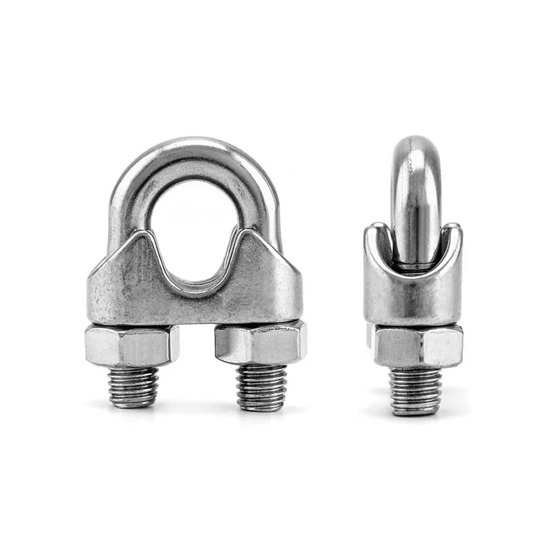 316 Stainless Steel U-Type Wire Rope Clamp DIN741 For Rigging And Cable
