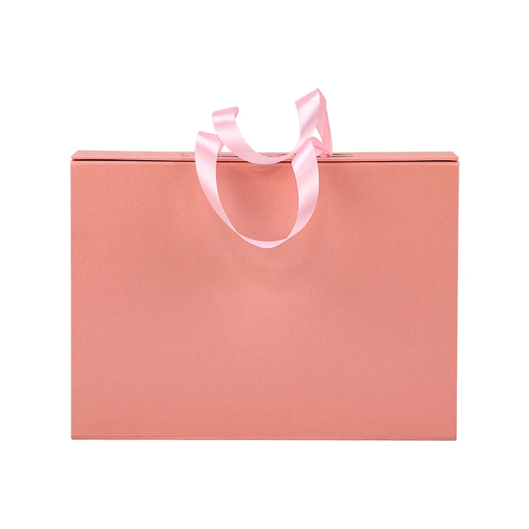 Индивидуальная многофункциональная Магнитная жесткая складная картонная подарочная коробка для одежды и ювелирных изделий с тиснением ленты для подарков