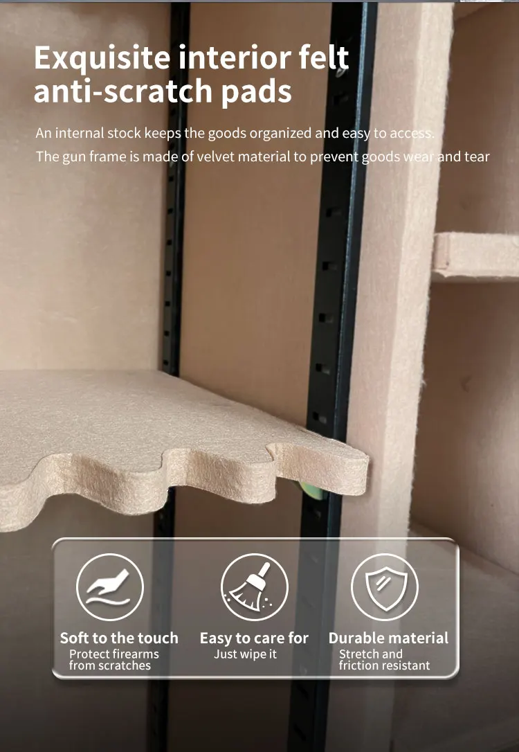 CEQSAFE Black Heavy Duty Fireproof Fire Resistant Welded Home Gun Safe Box factory