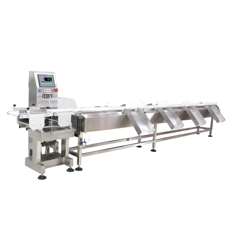 J-Sky OEM Dynamic Online Checkweigher Machine & Reject Alarm PLC Control Data Print Auto Roller Conveyor Integration Belt Scale