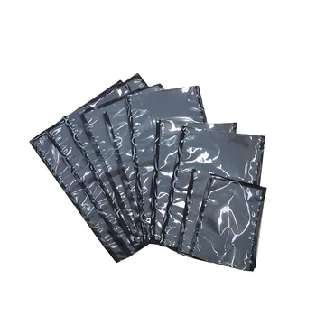 Wholesale Custom One Side Black Transparent Waterproof Clear PE Poly Vacuum Pouch Bag for Meat