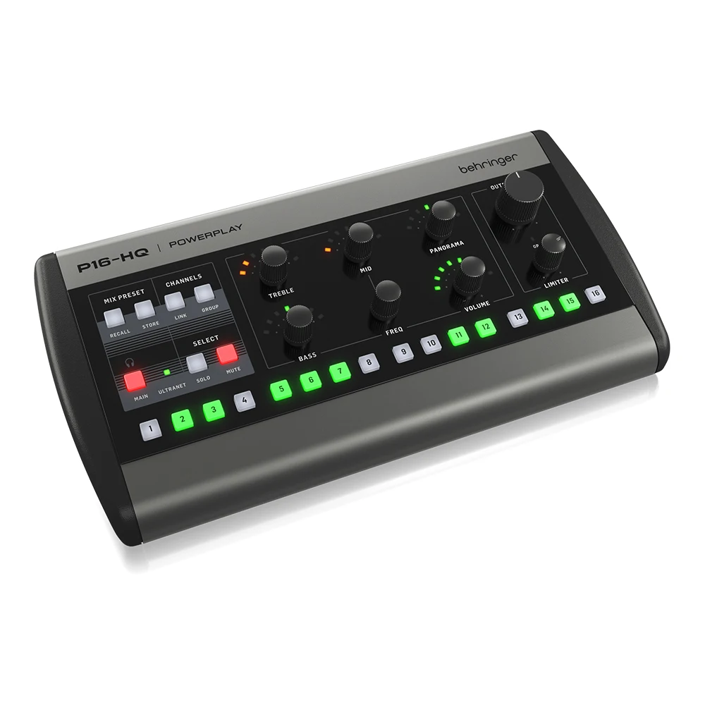 Behringer Powerplay P16-HQ 16-Channel Digital Mixer & Audio