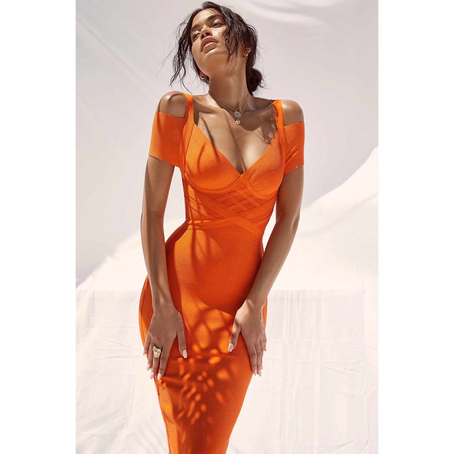 Shop Our Best Selling Bodycon Club Dress - Yellow 2021