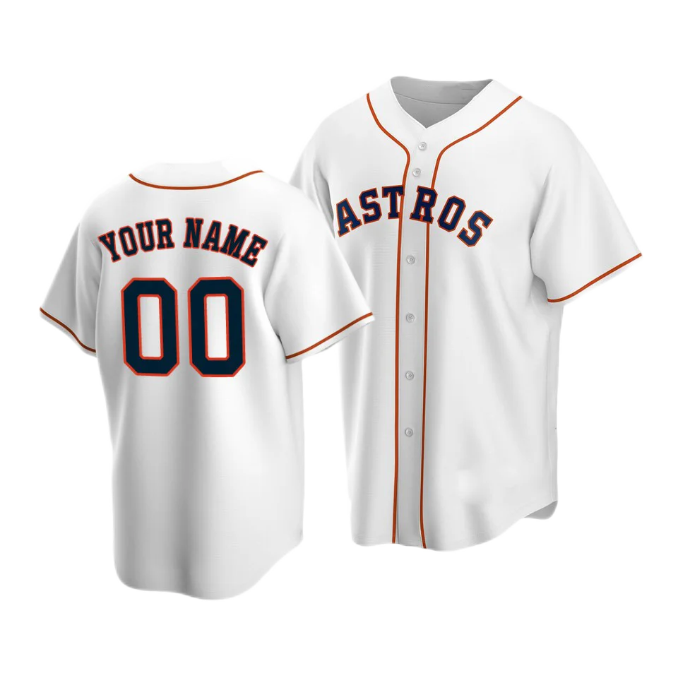 Wholesale 2022 Men's Houston Astros 00 Custom 7 Craig Biggio 5 Jeff Bagwell  34 Nolan Ryan 27 Jose Altuve Stitched S-5xl Baseball Jersey From  m.