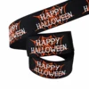 Feliz Halloween-Negro-2,2 cm*10 yardas