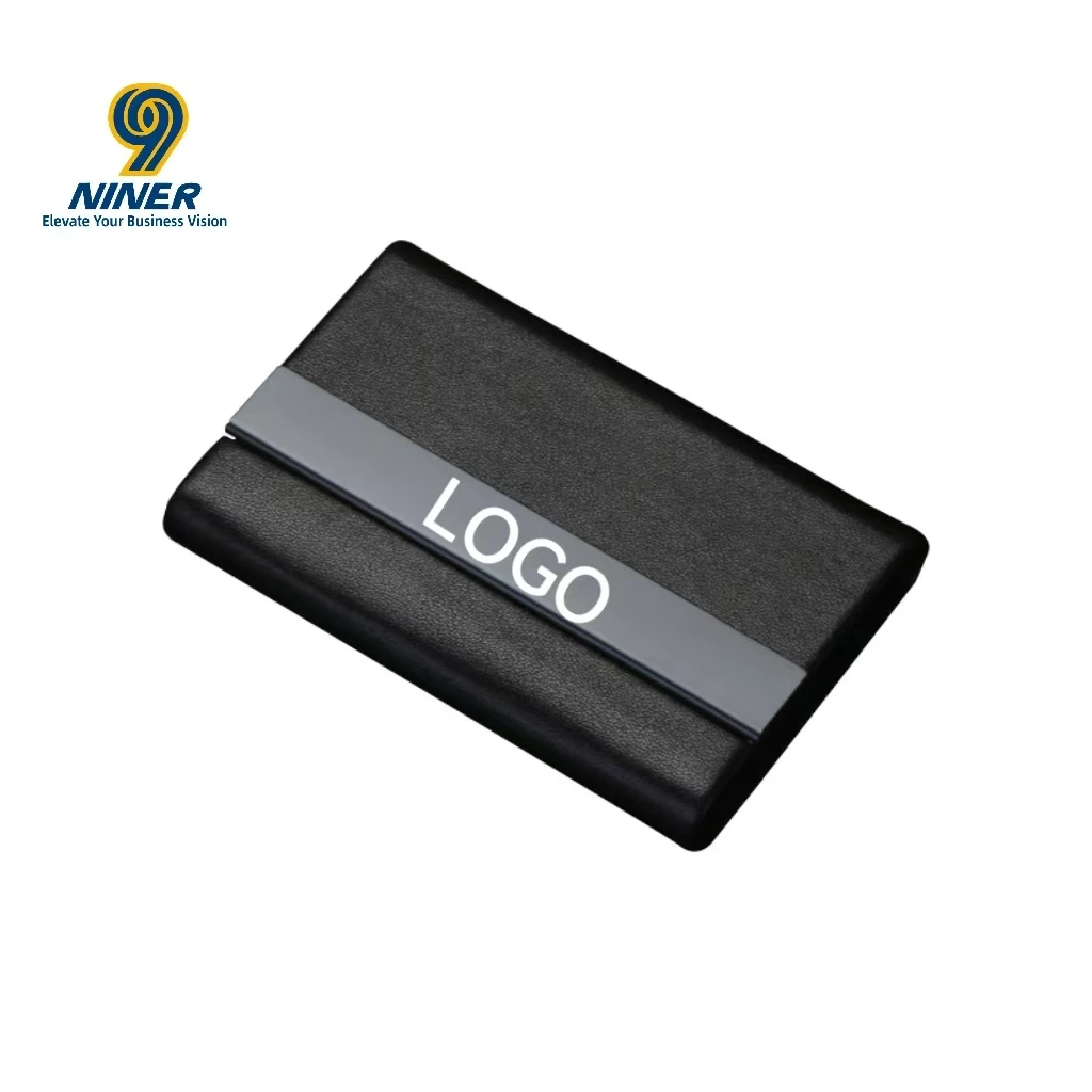 Business Card Holder Large Capacity Metal Card Case Corporate Gift Customizable Logo
