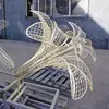Stainless steel trumpet flower