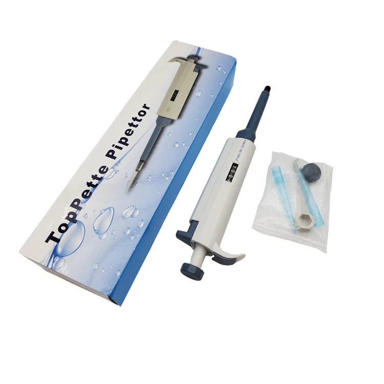 Medical Reagent Transfer Auto Variable Micropipette Pipette For Lab