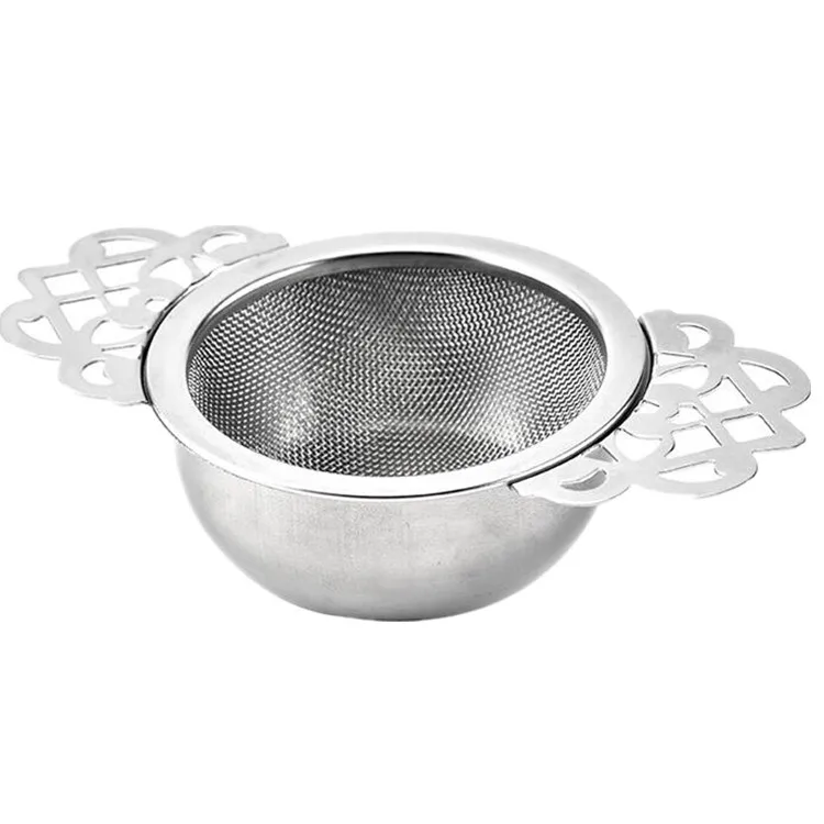 Stainless Steel Tea Squeezer Mesh Infuser Filter Strainer Brew Herbal Spice LE