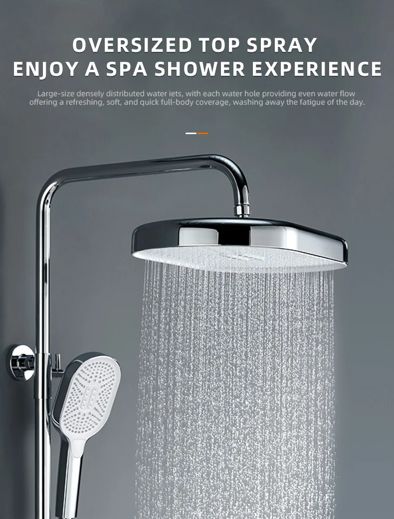 Thermostatic Shower Faucet System Mixer Piano Bathroom Shower Set - Buy ...