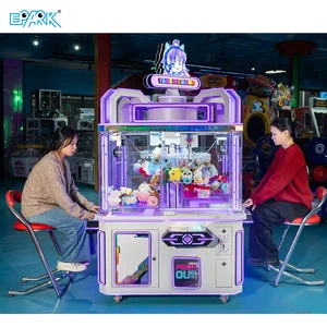 Commercial Coin Operated Four People Clip Machine Mini Claw Machine Vending Machine With Bill Acceptor