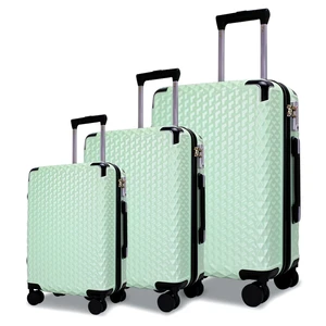 Unisex ABS Suitcase Luggage with Spinner Wheels Travel Trolley Case Valise De Voyage Koffer Convenient for All Ages