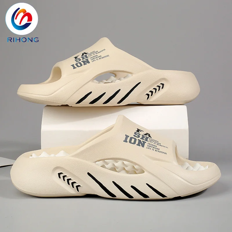 Cheap Wholesale Summer Waterproof  Eva Thickness Flat Sole House Fancy Chappal for Man