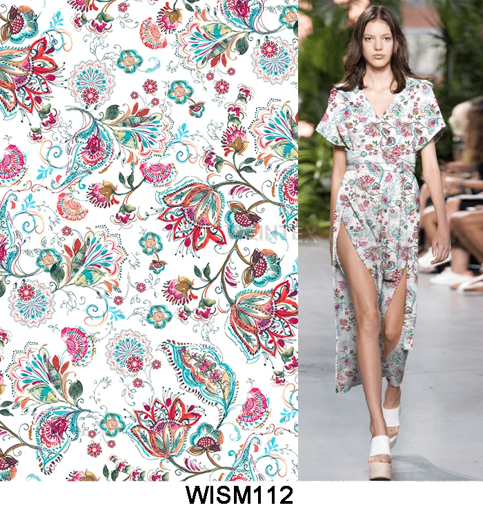 WI-R06 смешанная ткань элегантное льняное платье с принтом мягкая рубашка одежда вискоза под заказ анти Gsm