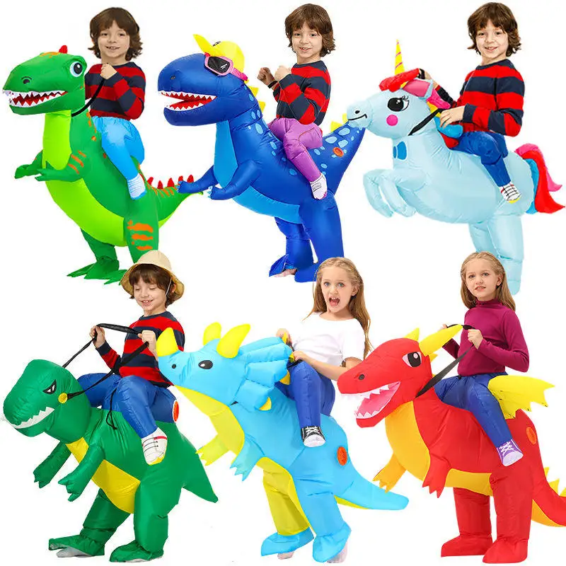 Kids Animal Party Dino Theme Costume Anime Cosplay Child Inflatable